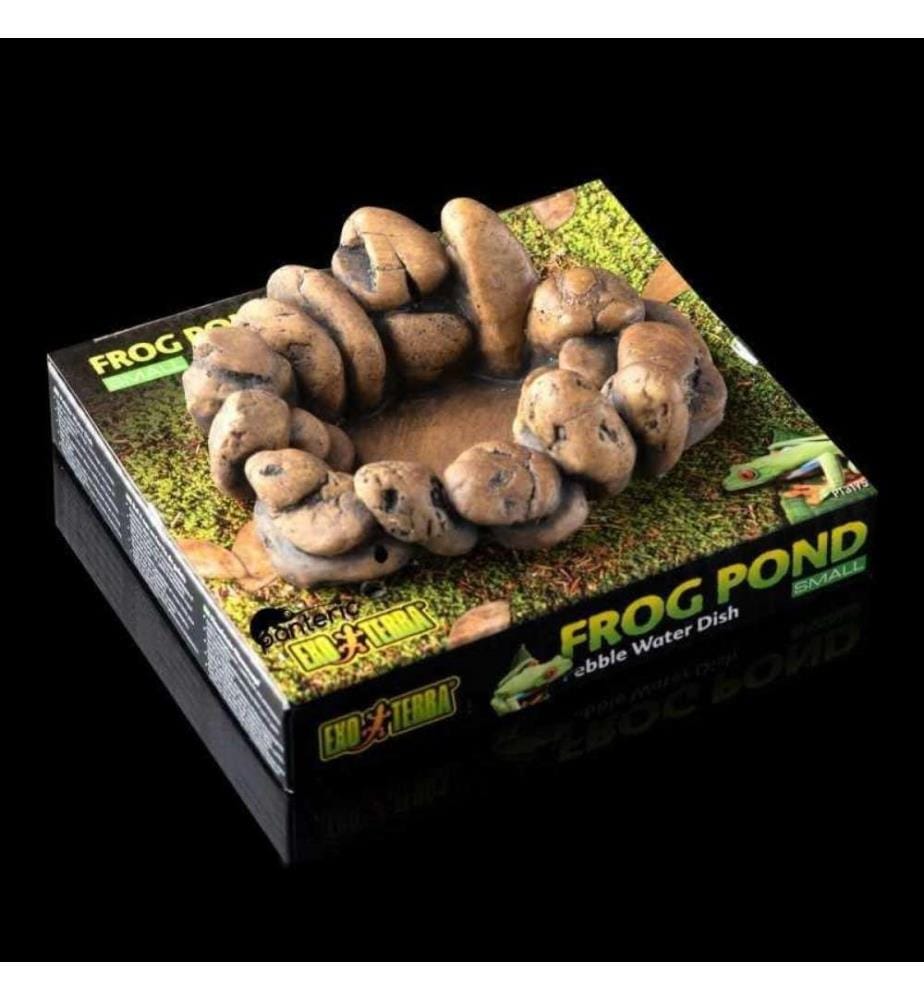 EXO TERRA Frog Pond Pebbled Water Bowl for Frogs… DeinDeal