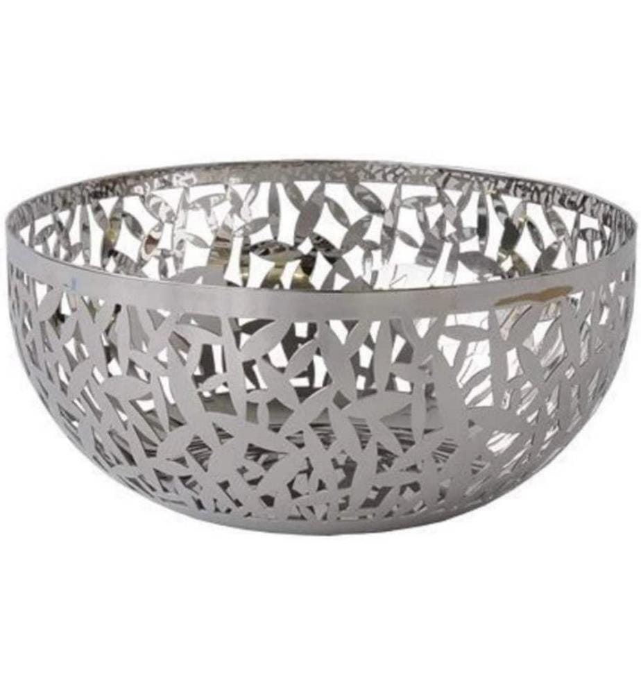 Fruttiera Alessi Cactus - Acciaio Con Resina Rossa - Diametro 21cm