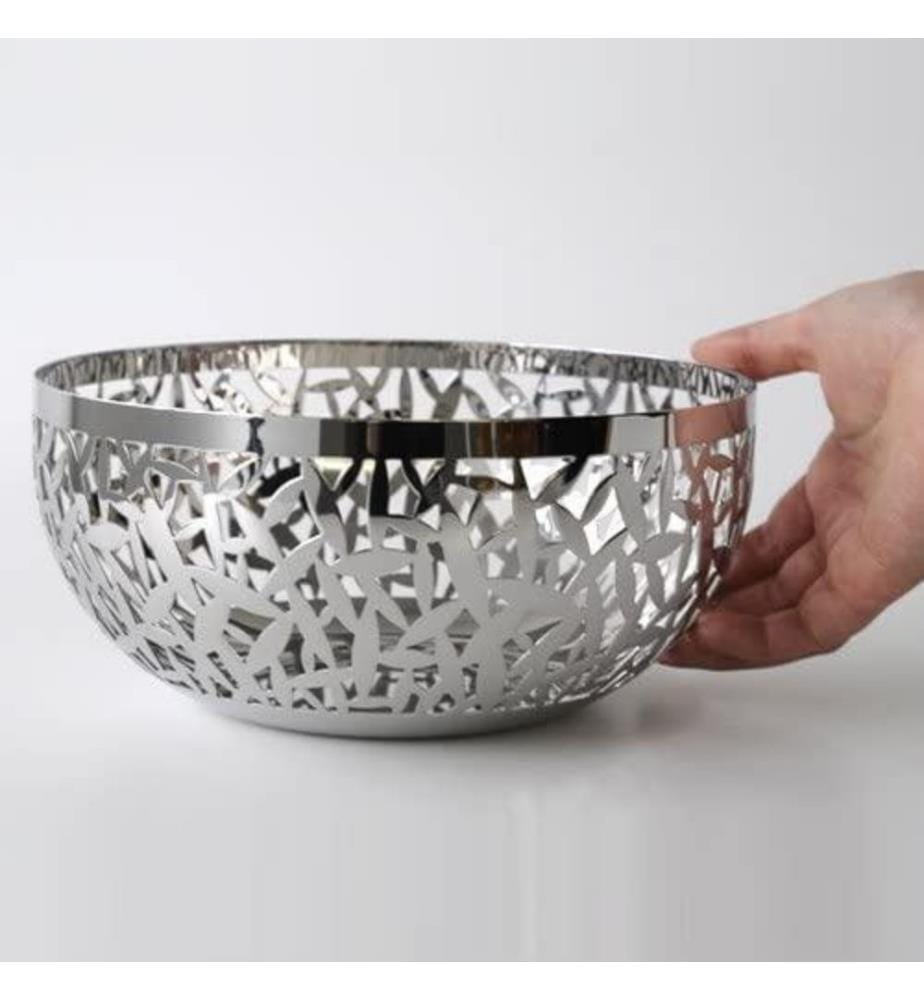 Alessi Cactus! Fruit Bowl - Epoxy Resin & Steel Design In Super White, Hand Wash - View #3