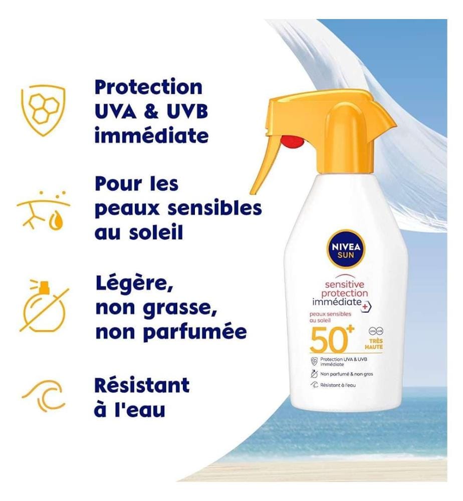NIVEA SUN Spray solaire Sensitive Protection Imm… DeinDeal