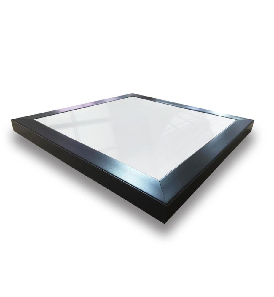 Spiegelset, 3-teilig, Silber, Schwarz, Glas, laminierter Kunststoffrahmen