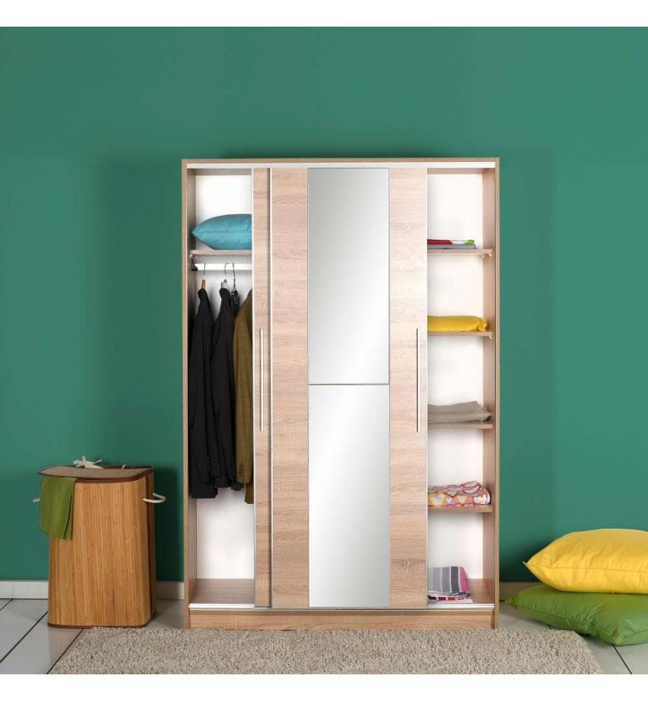 Kleiderschrank, Sonomo, Melaminbeschichtete Spanplatte