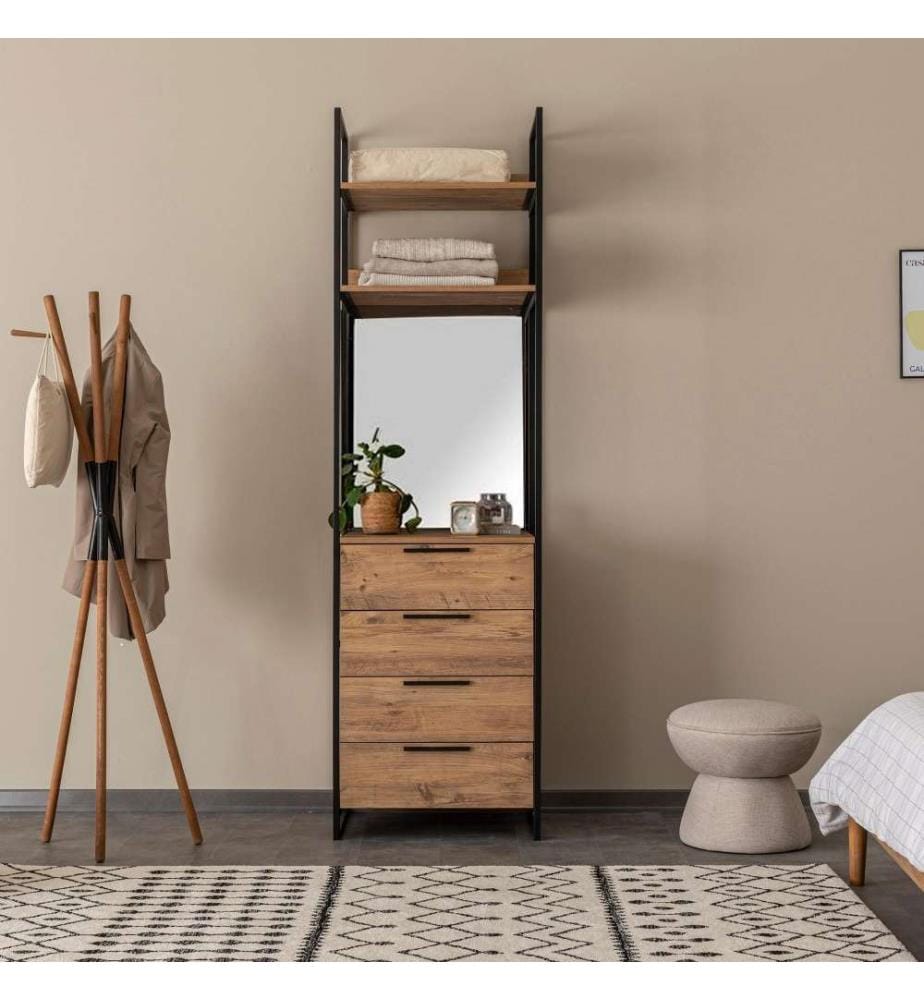 Armoire, pin atlantique, panneau de particules mélaminé