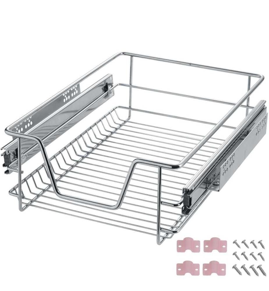 TECTAKE 4 Sliding wire baskets with drawer slide… DeinDeal