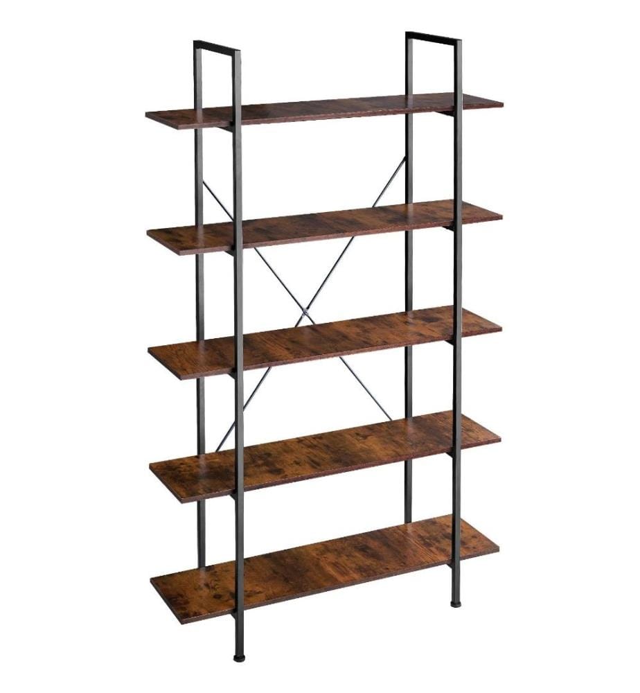 TecTake Ladder shelf Glasgow 5 Slim shelves in… DeinDeal