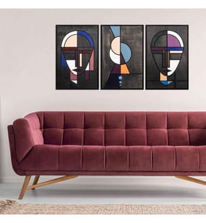 Dekoratives Accessoire für die Wand aus Holz, Multicolor, Sperrholz