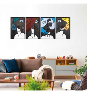 Dekoratives Accessoire für die Wand aus Holz, Multicolor, Sperrholz