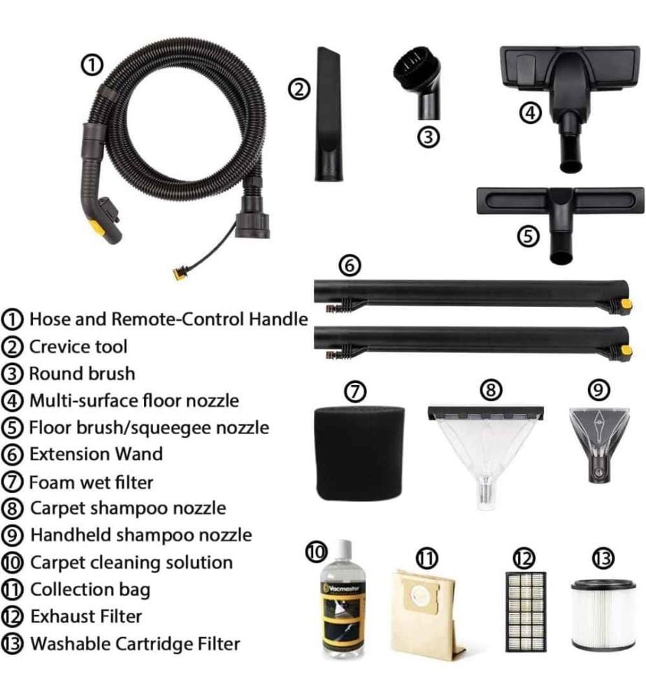 Vacmaster VK1323PFR Wet and Dry Vacuum Cleaner,3… DeinDeal