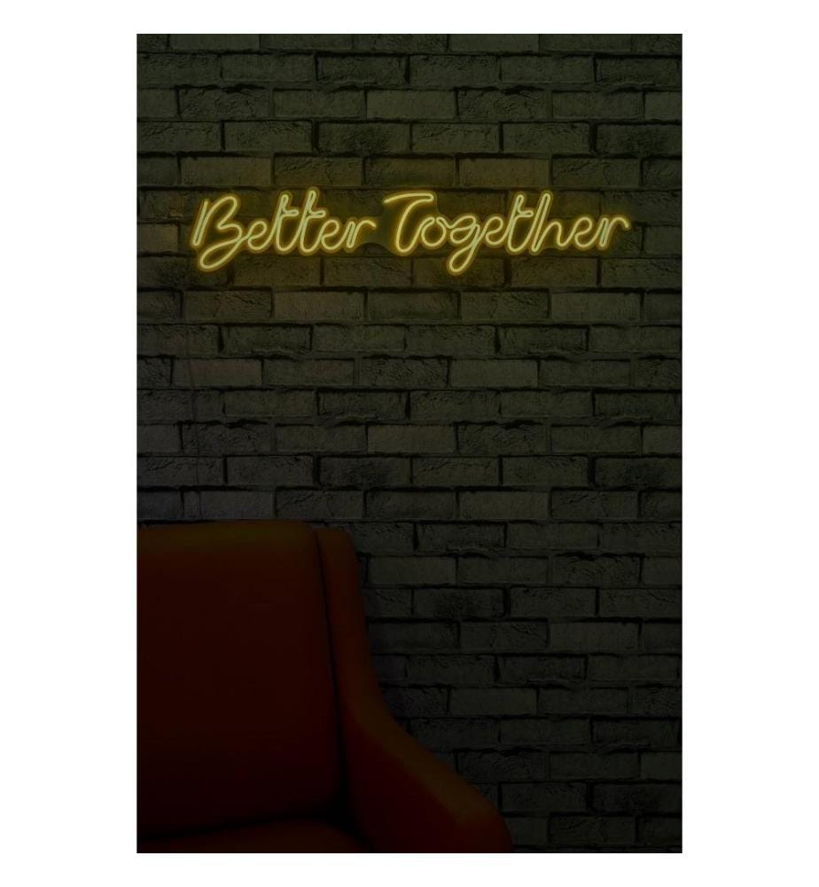 Dekorative Led-Beleuchtung aus Kunststoff, gelb, flexible Neonstreifen, Betriebsspannung 12 V
