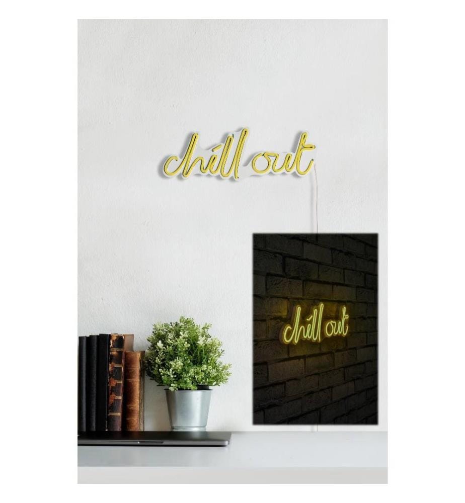 Dekorative Led-Beleuchtung aus Kunststoff, gelb, flexible Neonstreifen, Betriebsspannung 12 V