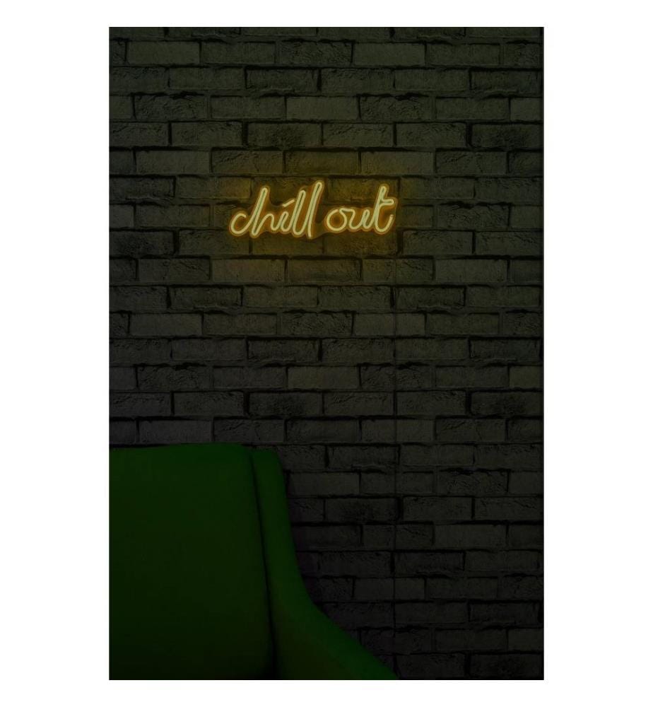 Dekorative Led-Beleuchtung aus Kunststoff, gelb, flexible Neonstreifen, Betriebsspannung 12 V