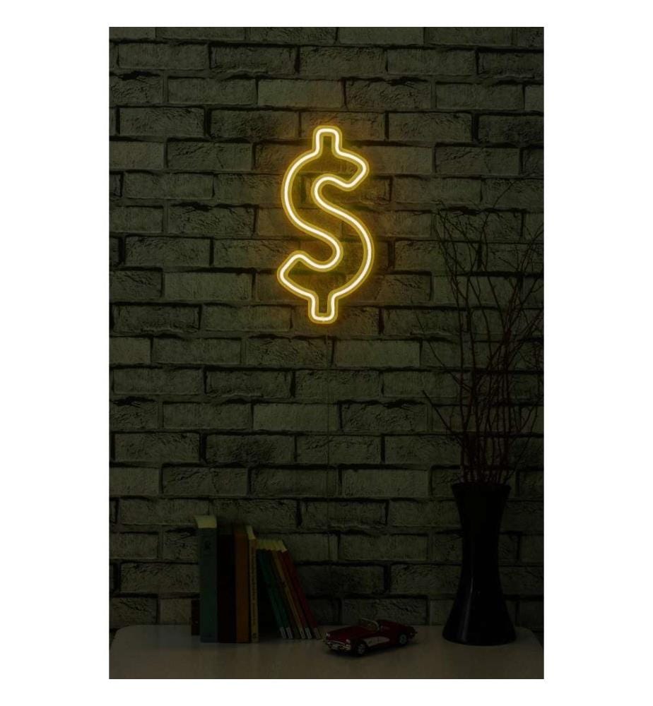 Dekorative Led-Beleuchtung aus Kunststoff, gelb, flexible Neonstreifen, Betriebsspannung 12 V
