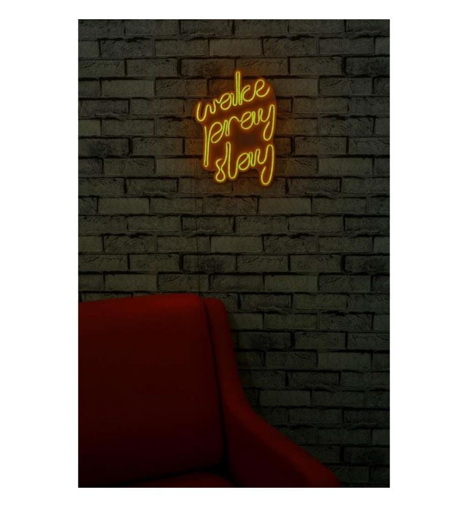 Dekorative Led-Beleuchtung aus Kunststoff, gelb, flexible Neonstreifen, Betriebsspannung 12 V