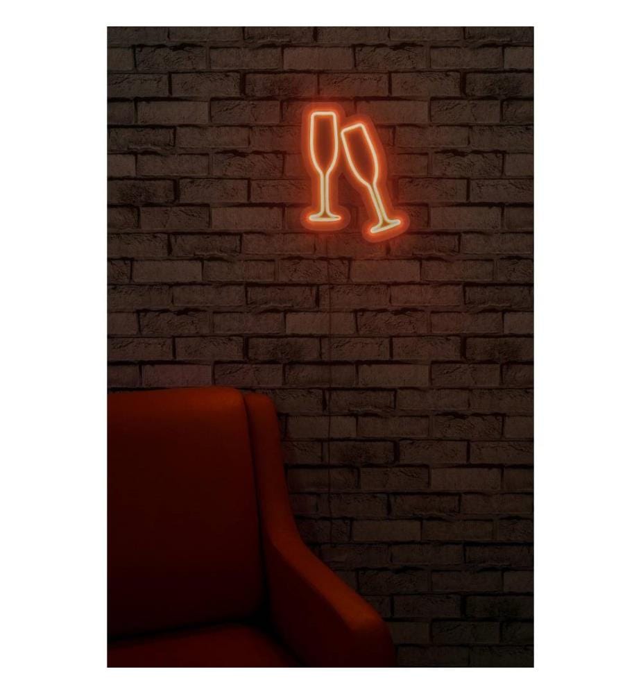 Dekorative Kunststoff-LED-Beleuchtung, rot, flexible Neonstreifen, Gleichstrom 12 V Betriebsspannung