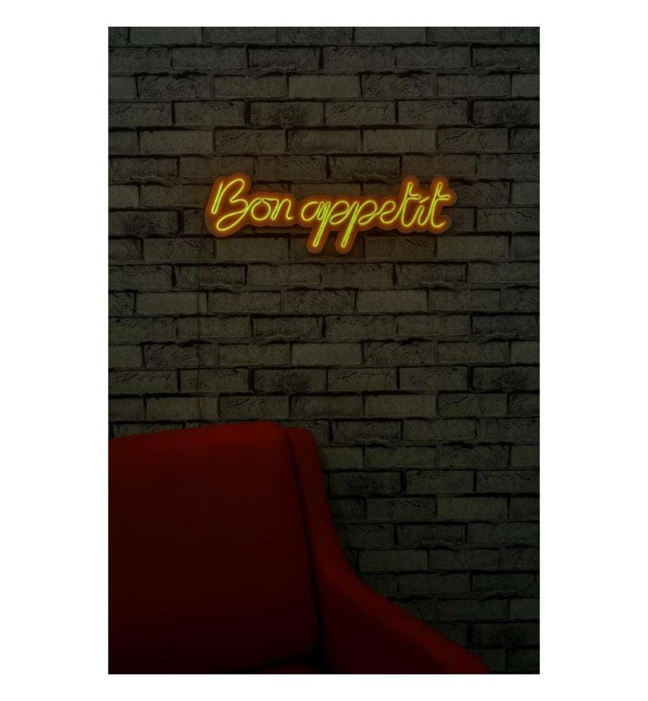 Dekorative Led-Beleuchtung aus Kunststoff, gelb, flexible Neonstreifen, Betriebsspannung 12 V