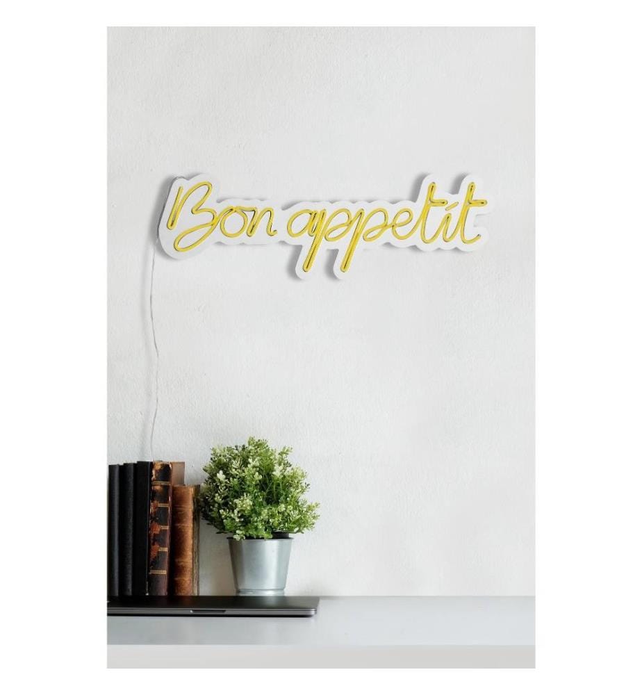 Dekorative Led-Beleuchtung aus Kunststoff, gelb, flexible Neonstreifen, Betriebsspannung 12 V