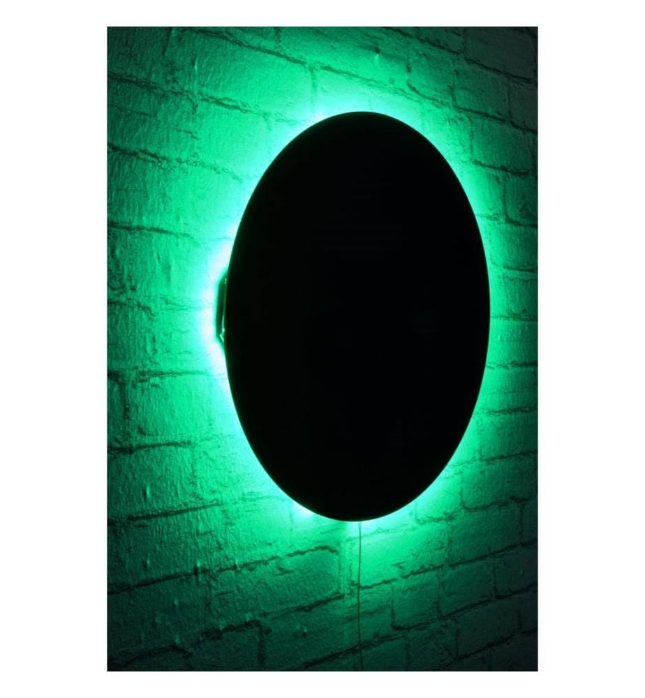 Dekorative Led-Beleuchtung, grün, schwarzer MDF-Plattensockel, 60 Leds-M Led-Streifen