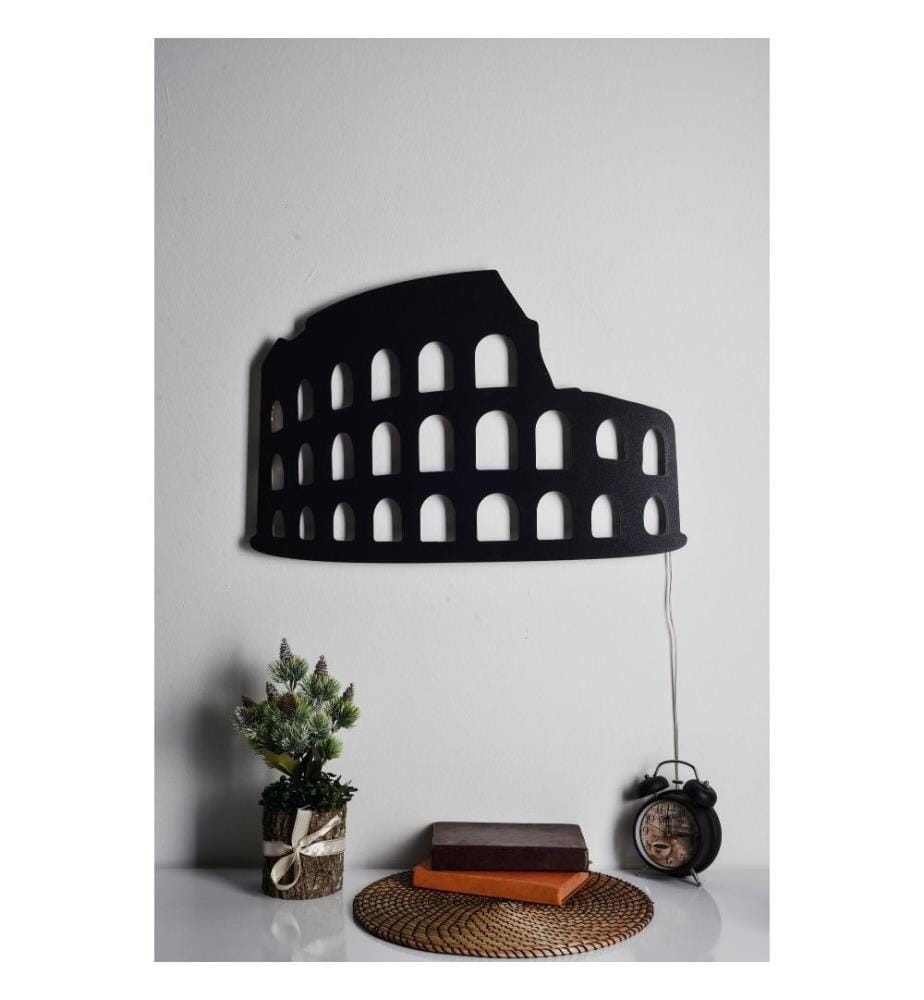 Dekorative Led-Beleuchtung, gelb, schwarzer MDF-Plattensockel, 60 Leds-M Led-Streifen