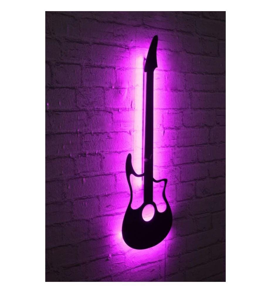Dekorative Led-Beleuchtung, Rosa, schwarzer MDF-Plattensockel, 60 Leds-M Led-Streifen