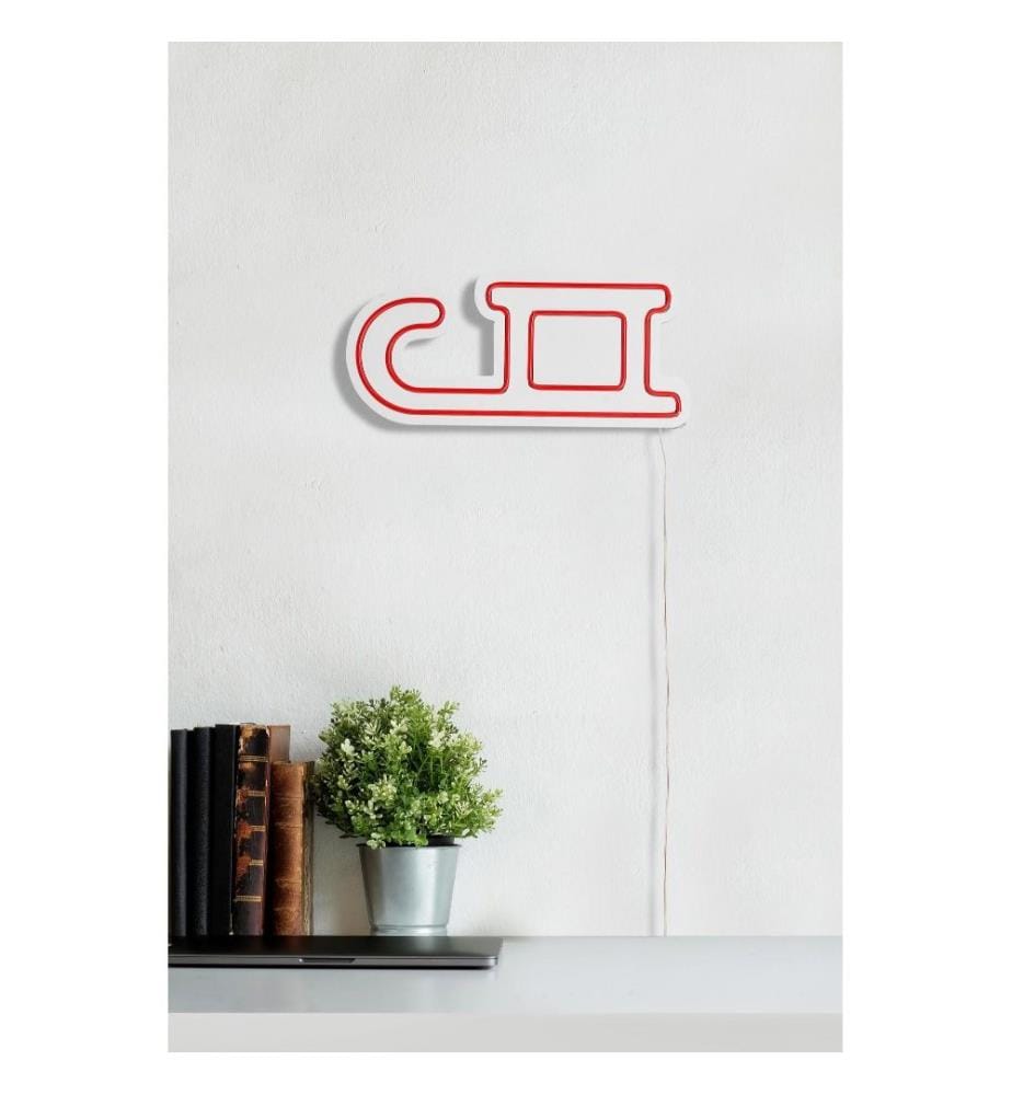 Dekorative Kunststoff-LED-Beleuchtung, rot, flexible Neonstreifen, Gleichstrom 12 V Betriebsspannung