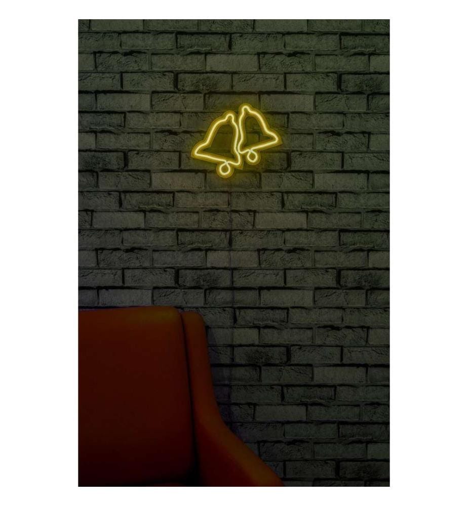 Dekorative Led-Beleuchtung aus Kunststoff, gelb, flexible Neonstreifen, Betriebsspannung 12 V