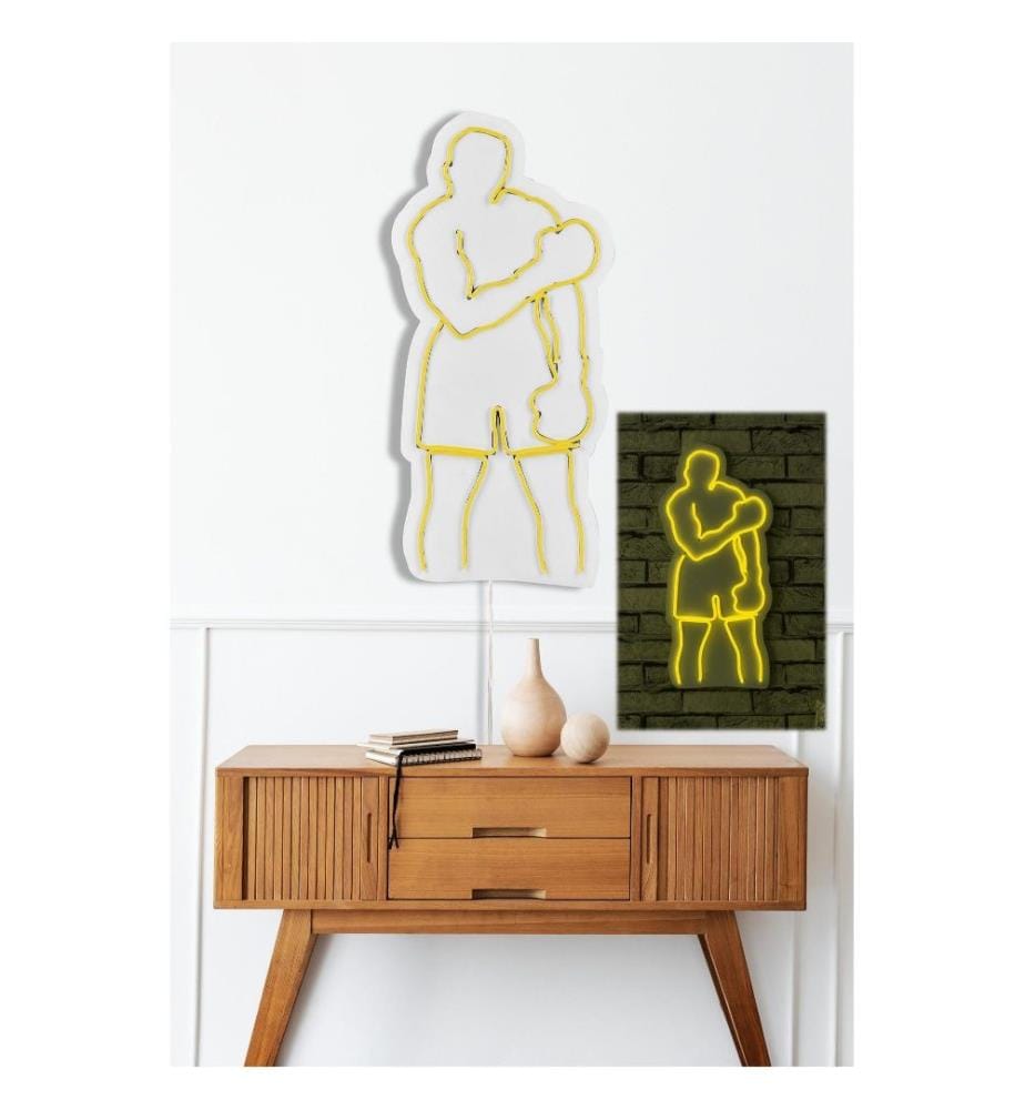 Dekorative Led-Beleuchtung aus Kunststoff, gelb, flexible Neonstreifen, Betriebsspannung 12 V