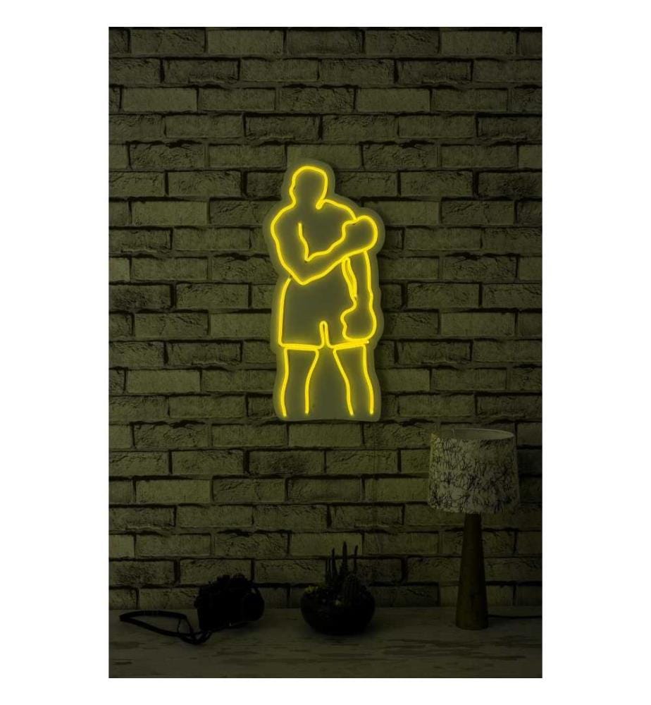 Dekorative Led-Beleuchtung aus Kunststoff, gelb, flexible Neonstreifen, Betriebsspannung 12 V