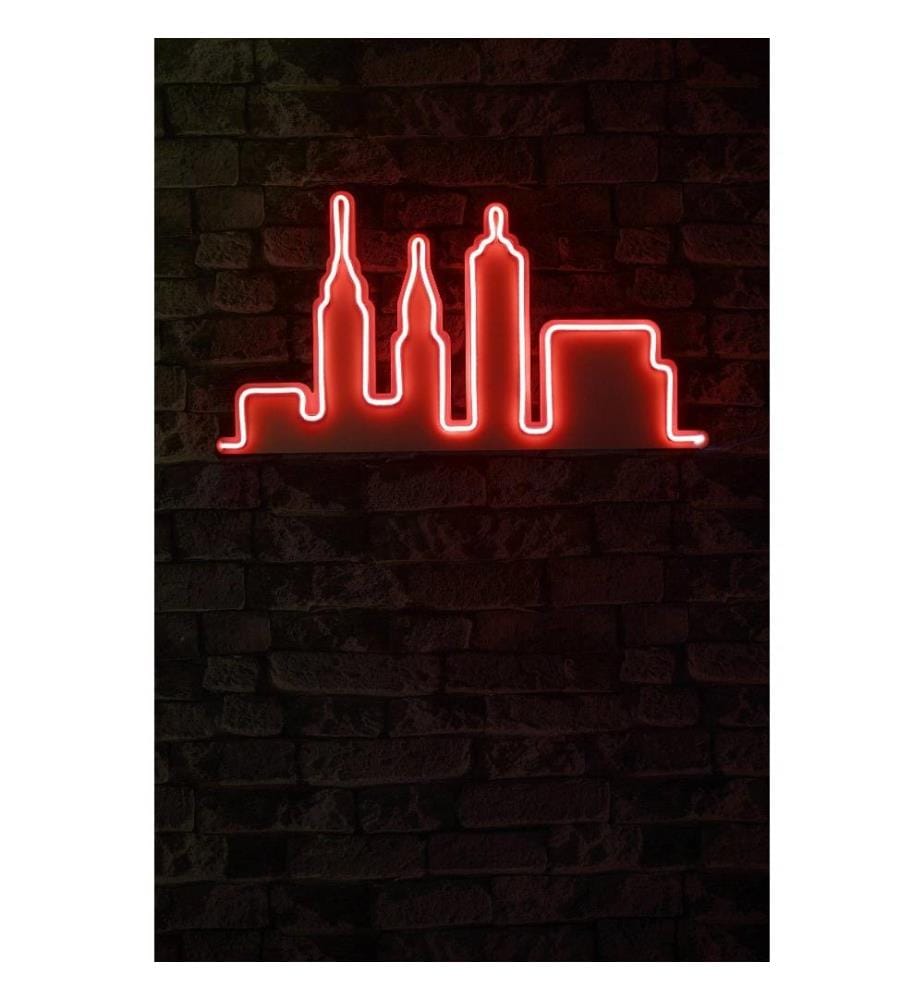 Dekorative Kunststoff-LED-Beleuchtung, rot, flexible Neonstreifen, Gleichstrom 12 V Betriebsspannung