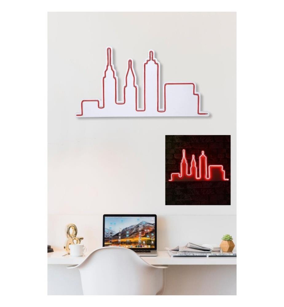 Dekorative Kunststoff-LED-Beleuchtung, rot, flexible Neonstreifen, Gleichstrom 12 V Betriebsspannung