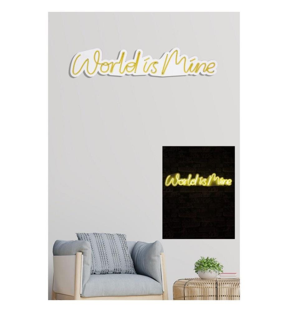 Dekorative Led-Beleuchtung aus Kunststoff, gelb, flexible Neonstreifen, Betriebsspannung 12 V