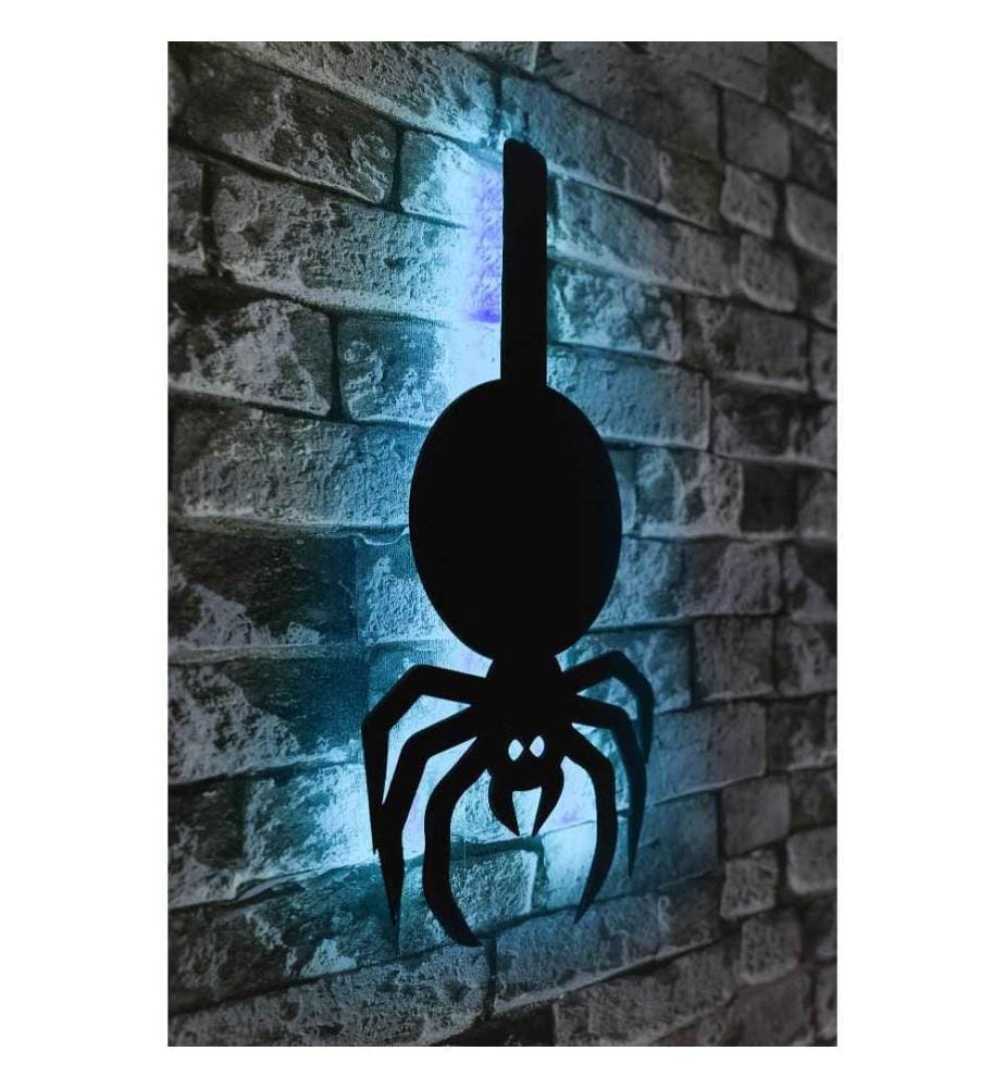 Dekorative Led-Beleuchtung, blau, schwarzer MDF-Plattensockel, 60 Leds-M Led-Streifen