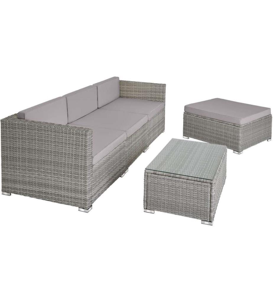 TecTake Rattan garden furniture set lounge Flore… DeinDeal
