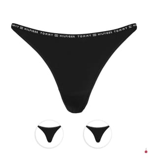 Pack de 3 Strings - Noir