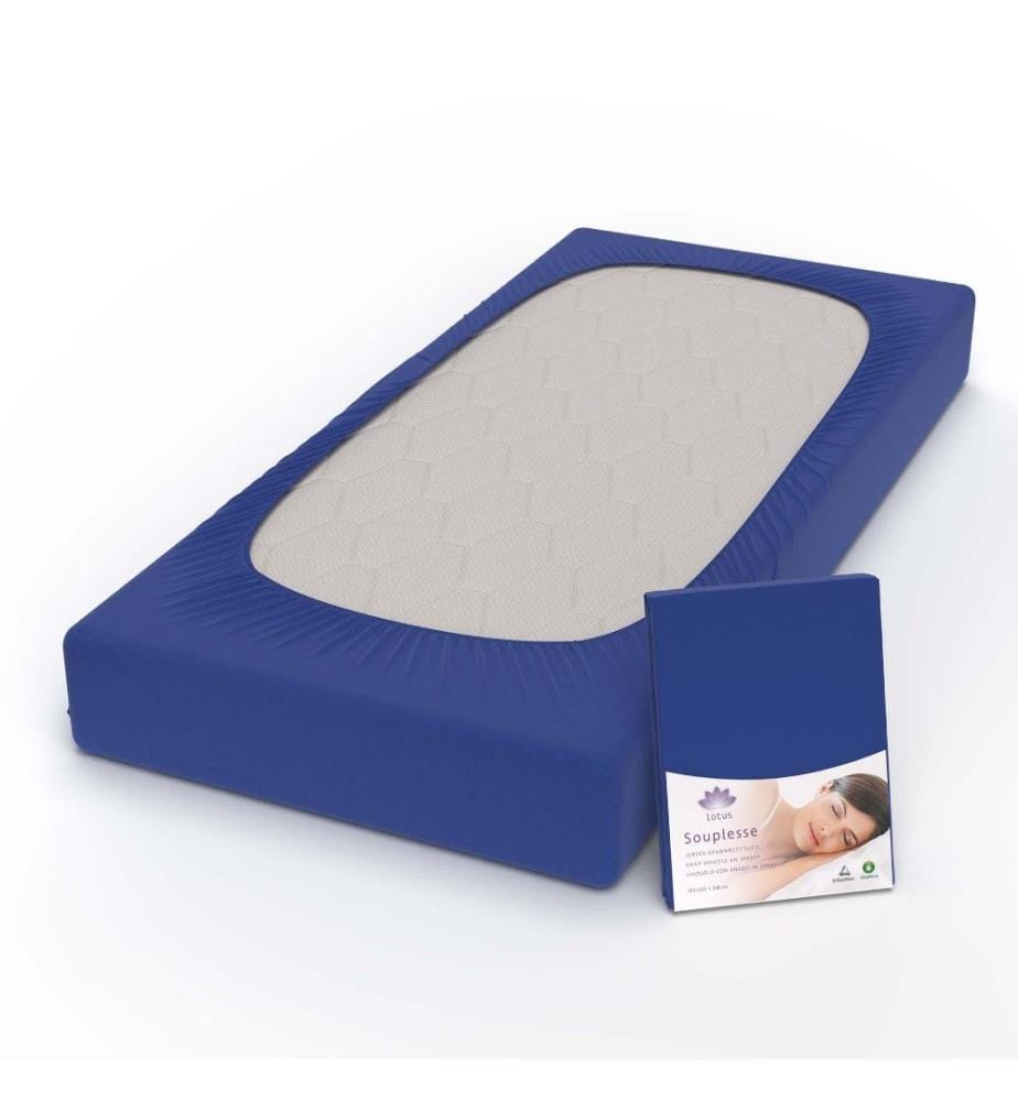 LOTUS - Jersey Fixleintuch Souplesse Royal - 180 x 200 cm