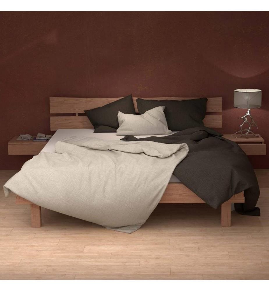 LOTUS - Bettwäsche Leinen uni sand - 200 x 210 cm