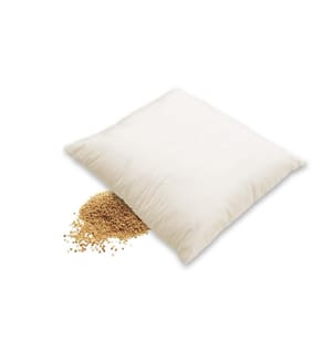 ERZSTEF - Hirseschalen Kissen - 65 x 65 cm höhe