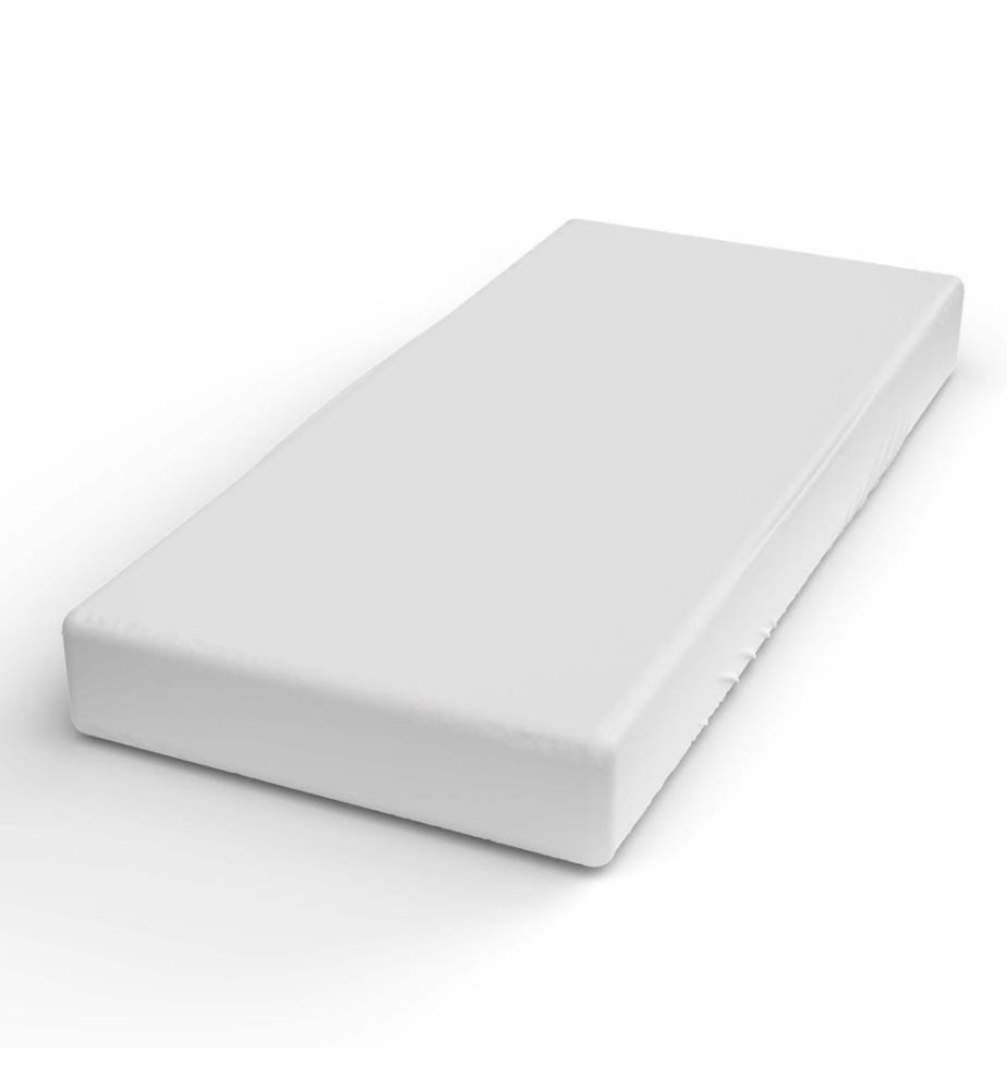 LOTUS - Satin fitted sheet white - 160 x 200 cm