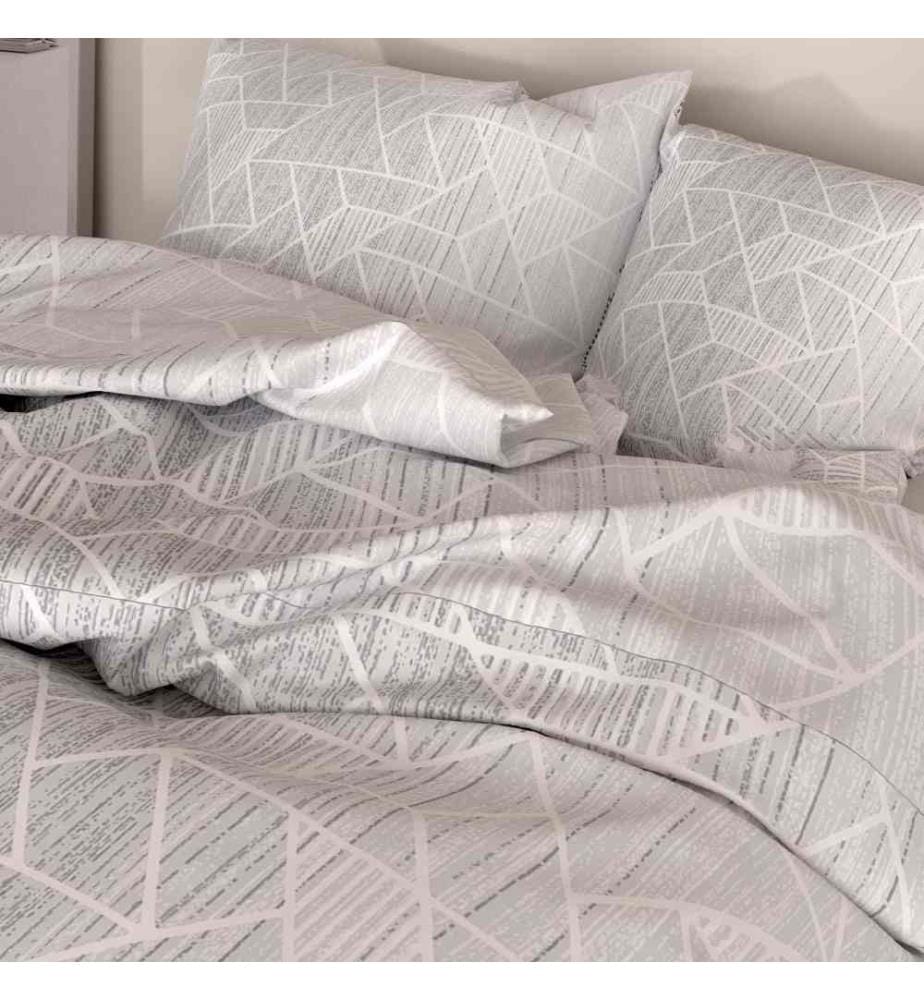 LOTUS - Création Parure de lit en satin Nalani - 160 x 210 cm
