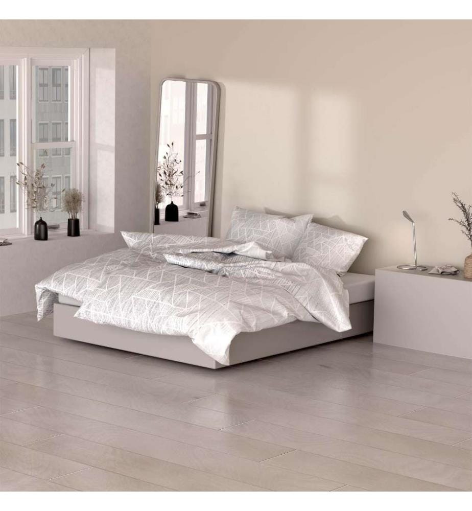 LOTUS - Création Parure de lit en satin Nalani - 160 x 210 cm