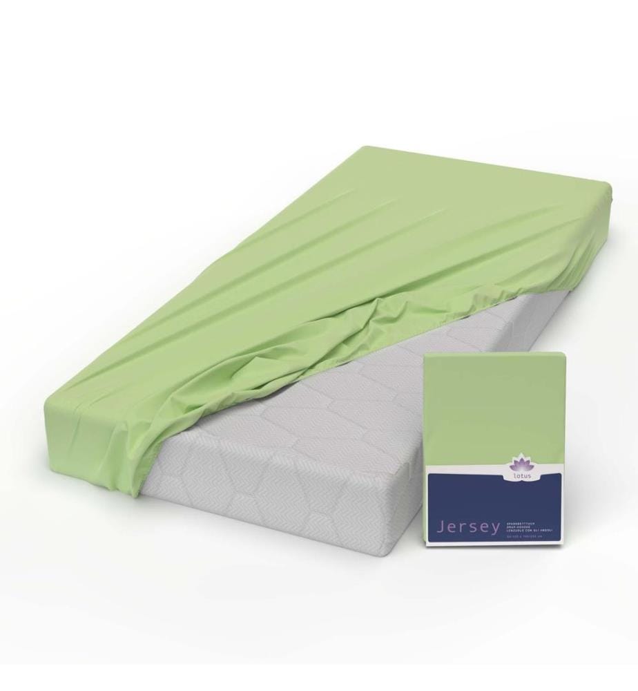 LOTUS - Jersey Fixleintuch Comfort Apfel - 180 x 200 cm