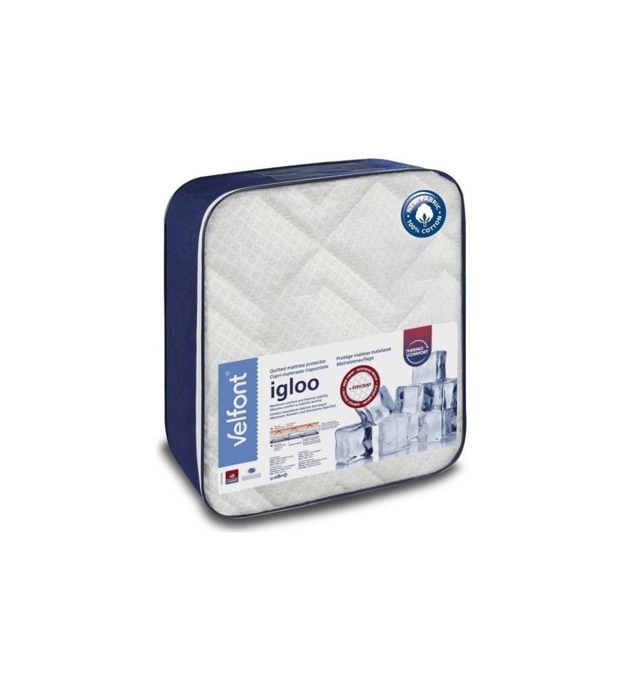 VELFONT - Surmatelas thermorégulateur Igloo - 200 x 200 cm