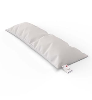 SOFTSLEEP - Kissen für Seitenschläfer, Entenfederchen 40x130 cm, 600 gr