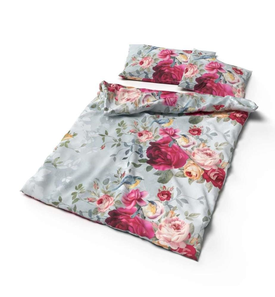 LOTUS - Literie satin Caja - 200 x 210 cm