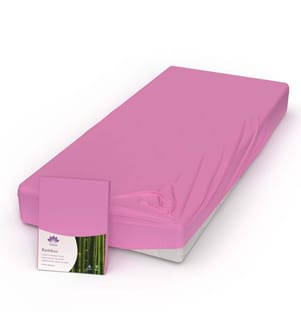LOTUS - Fixleintuch Bambus Jersey Pink - 140-160 x 200 cm