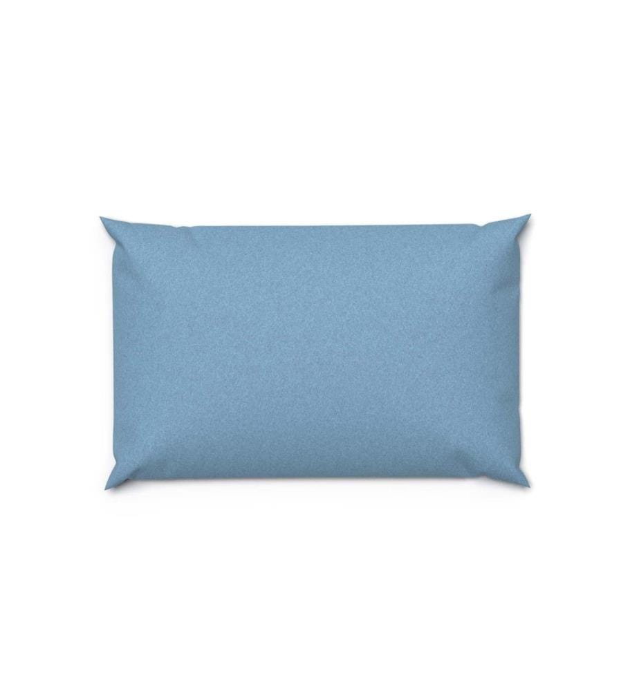 LOTUS - Literie flanelle bleu uni - 65 x 100 cm