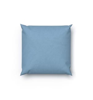 LOTUS - Bettwäsche Flanell uni Blau - 65 x 65 cm