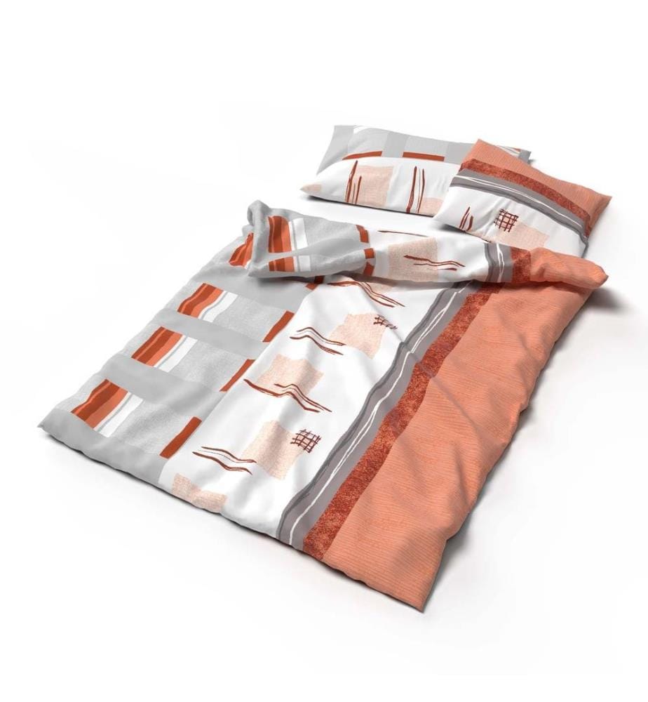LOTUS - Bettwäsche Jersey Malea orange - 200 x 210 cm