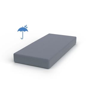 VELFONT - Drap-housse imperméable Respira Gris foncé - 160 x 200 cm
