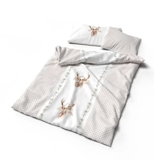 LOTUS - Création bed linen satin Andri - 160 x 240 cm