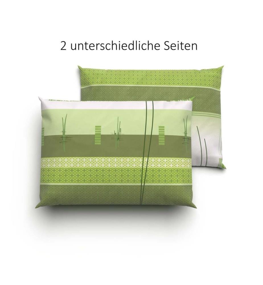 LOTUS - Parure de lit Jersey Amalfi vert - 50 x 70 cm